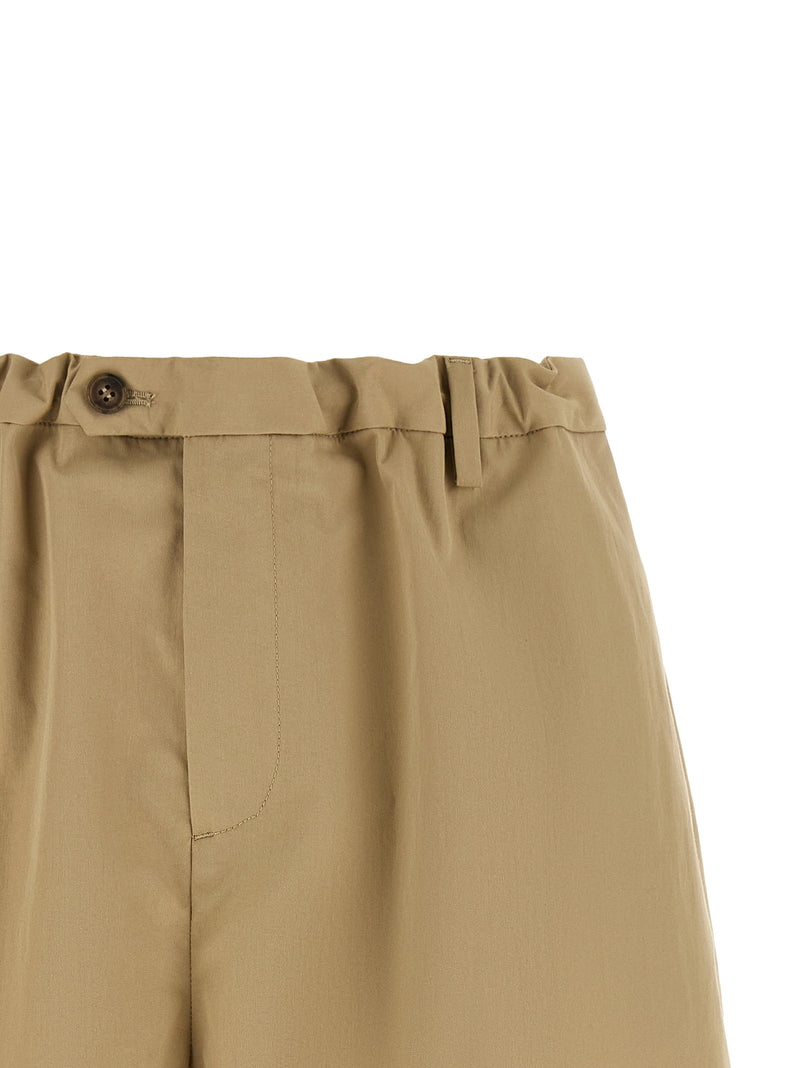 Mm6 Maison Margiela White Stitch Line Shorts | Urbalenti™ NYC