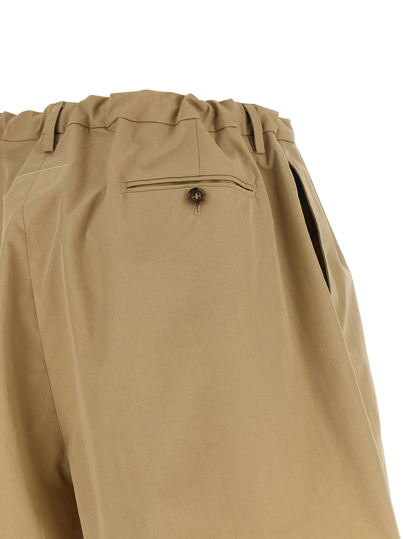 Mm6 Maison Margiela White Stitch Line Shorts | Urbalenti™ NYC
