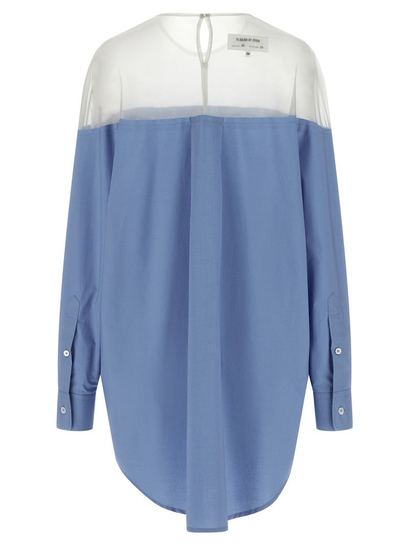 Mm6 Maison Margiela Mm6 Maison Margiela Tulle Insert Shirt