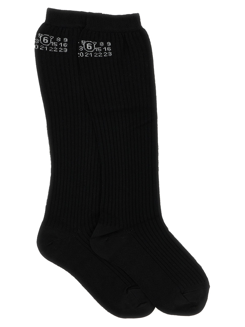 Mm6 Maison Margiela Bootleg Socks - Viscose | Urbalenti™ NYC