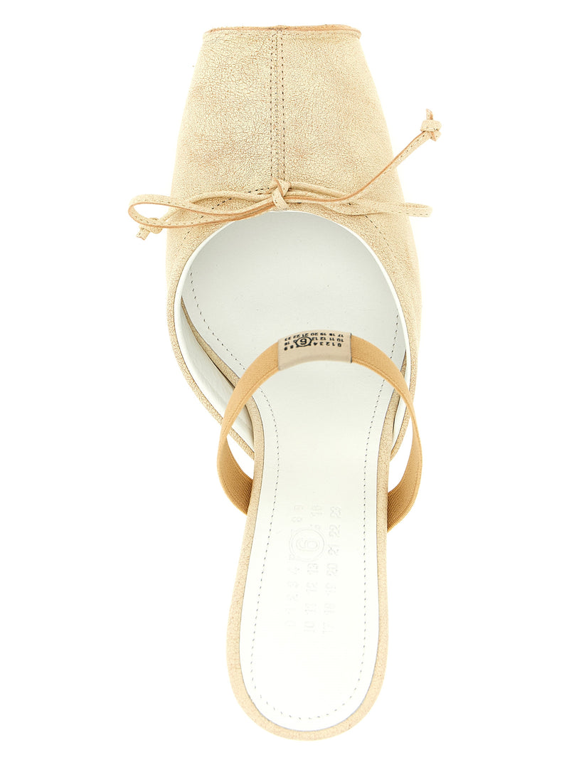 Mm6 Maison Margiela Square Toe Mules | Urbalenti™ NYC