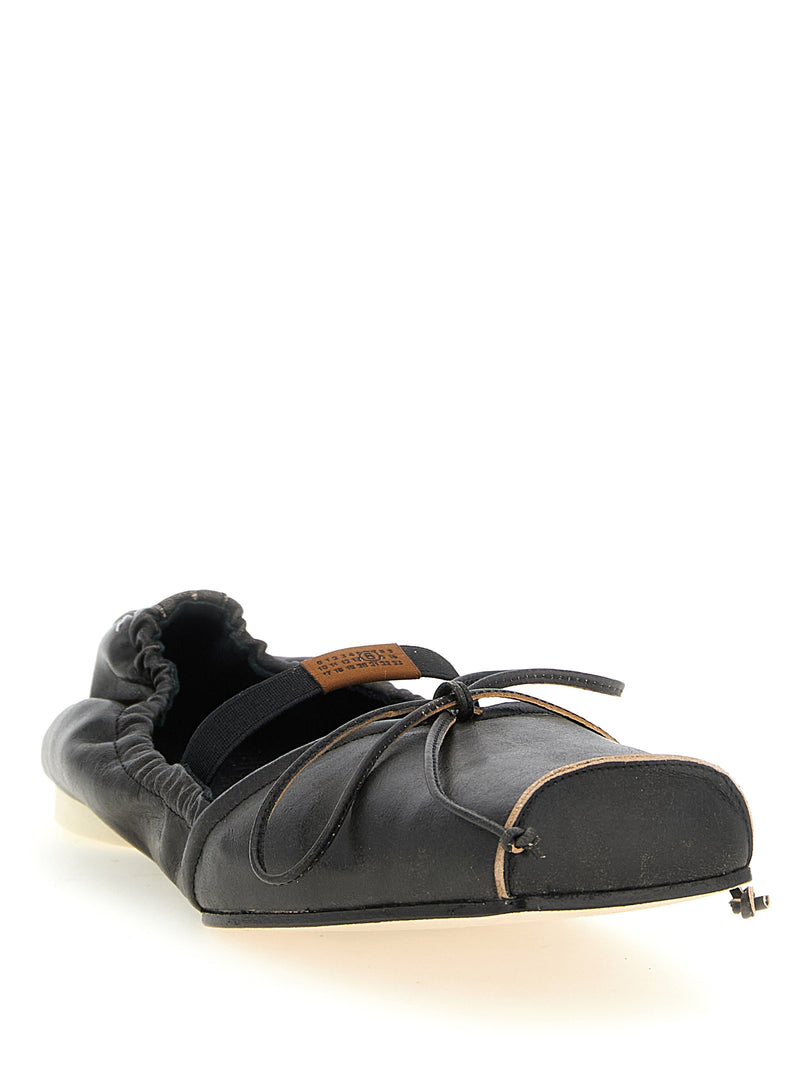 Mm6 Maison Margiela Square Toe Ballet Flats | Urbalenti™ NYC