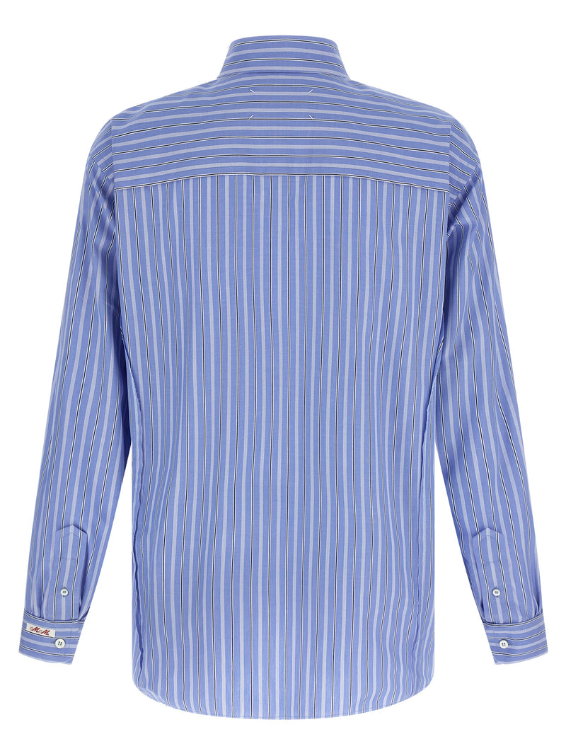 Maison Margiela Striped Cotton Shirt - Style M35625002F | Urbalenti | Ur... | Urbalenti™ NYC