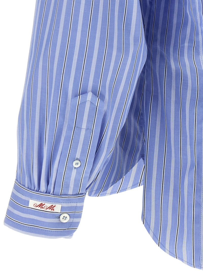Maison Margiela Striped Cotton Shirt - Style M35625002F | Urbalenti | Ur... | Urbalenti™ NYC