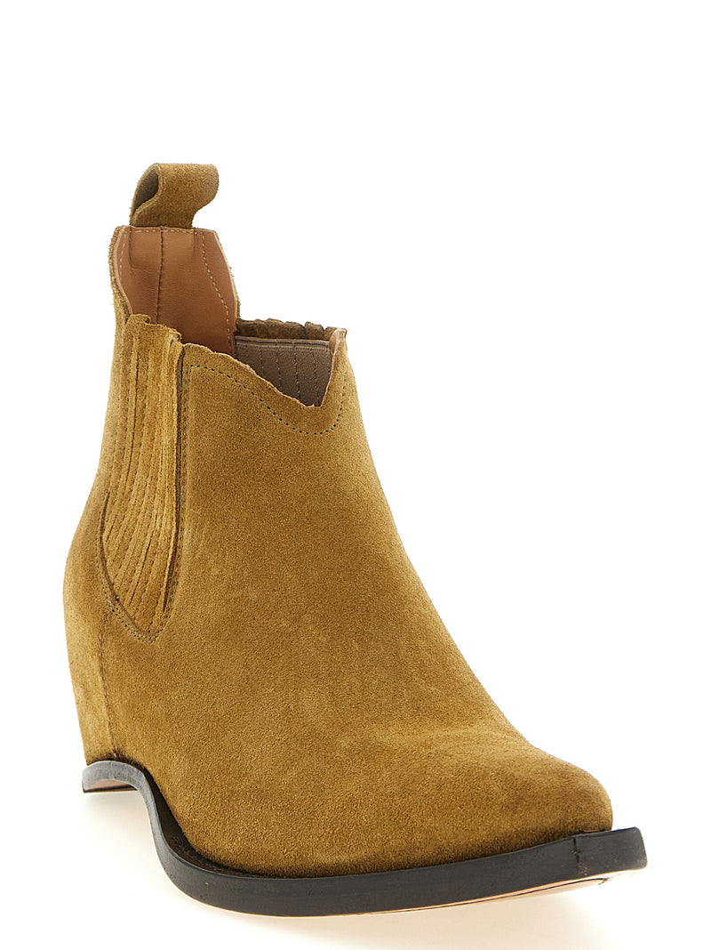 Maison Margiela Maison Margiela Western Chelsea Heel-less Ankle Boots