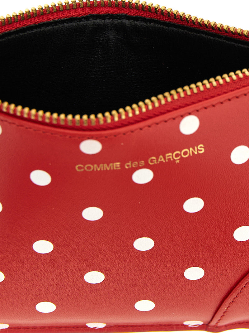 Comme Des Garcons Wallet Comme Des Garcons Wallet Polka Dots Printed Card Holder
