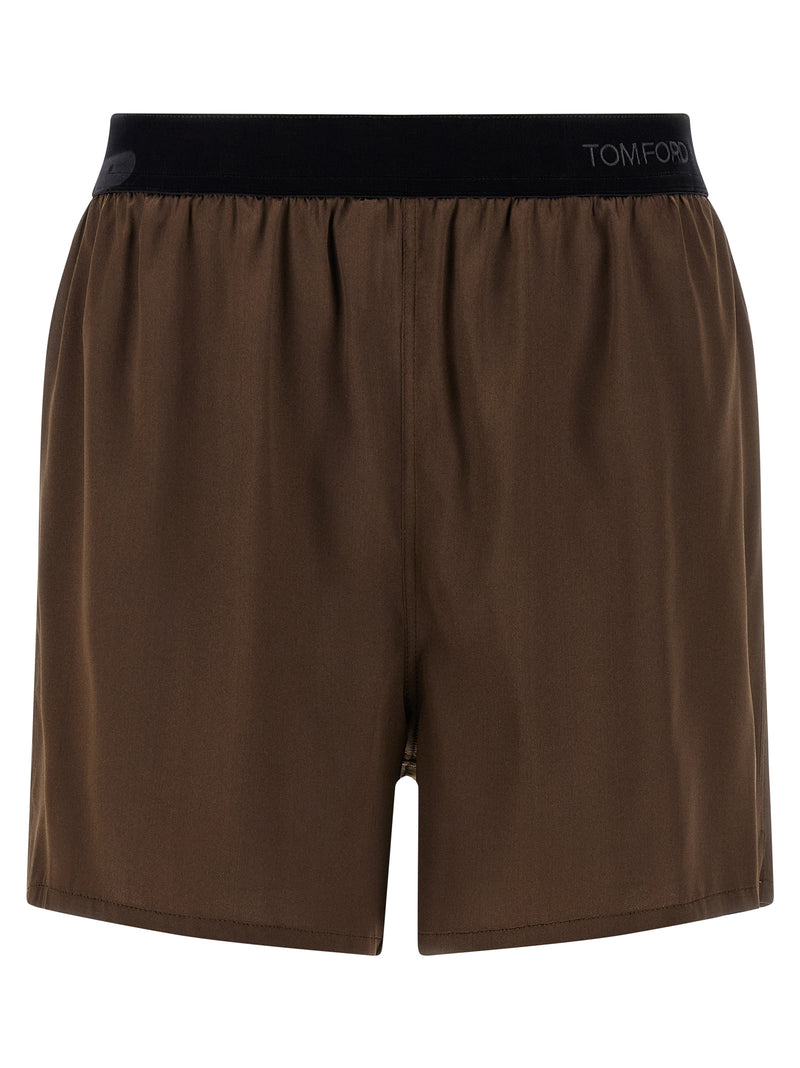 Tom Ford Silk Shorts - Style 0FAX881ECD | Urbalenti™ NYC