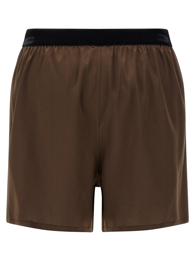 Tom Ford Silk Shorts - Style 0FAX881ECD | Urbalenti™ NYC