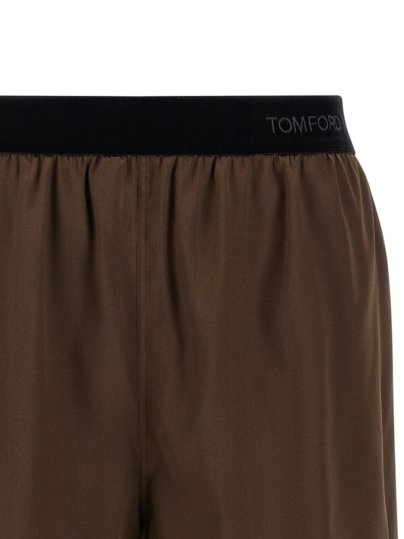 Tom Ford Silk Shorts - Style 0FAX881ECD | Urbalenti™ NYC