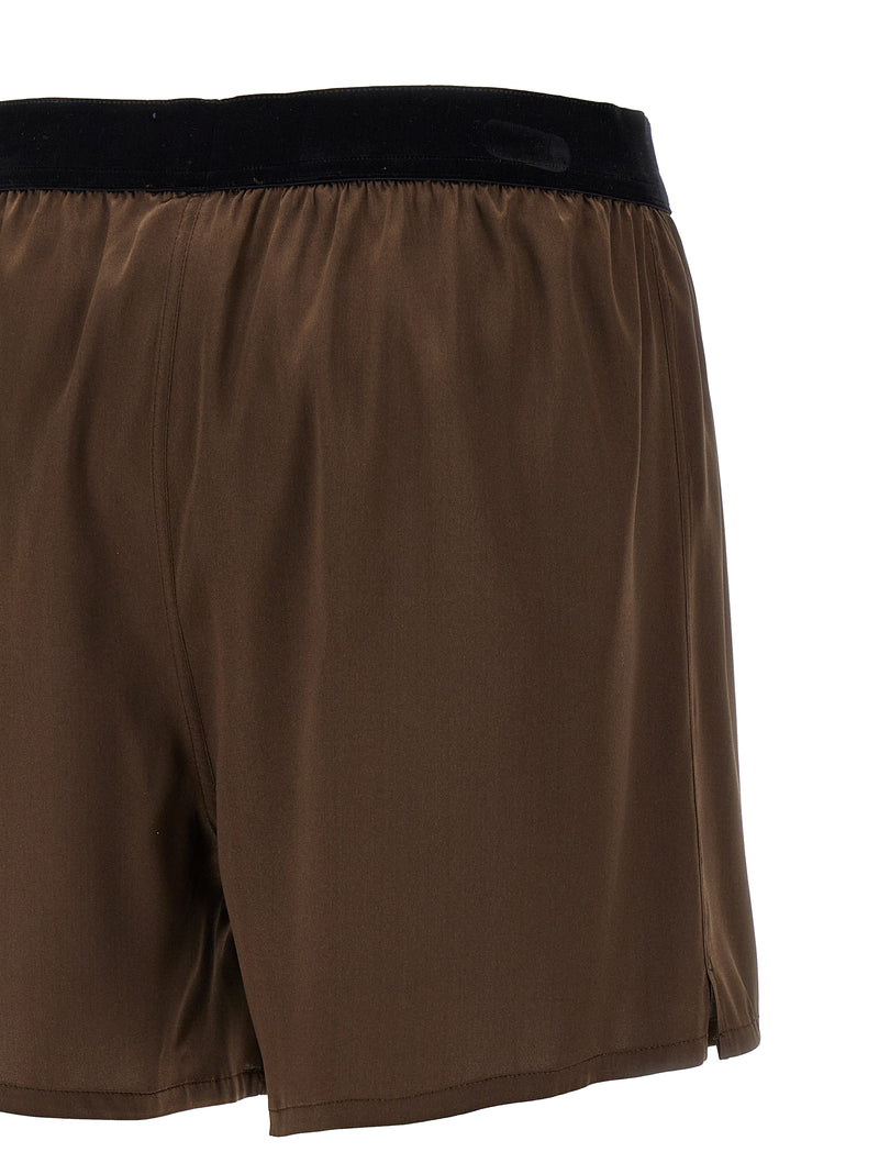 Tom Ford Silk Shorts - Style 0FAX881ECD | Urbalenti™ NYC
