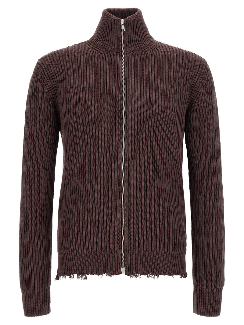 Mm6 Maison Margiela Mm6 Maison Margiela Ribbed Cotton Turtleneck Sweater