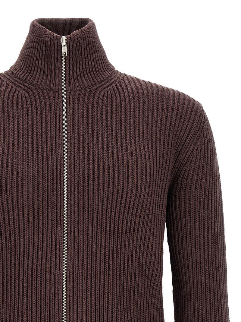 Mm6 Maison Margiela Mm6 Maison Margiela Ribbed Cotton Turtleneck Sweater