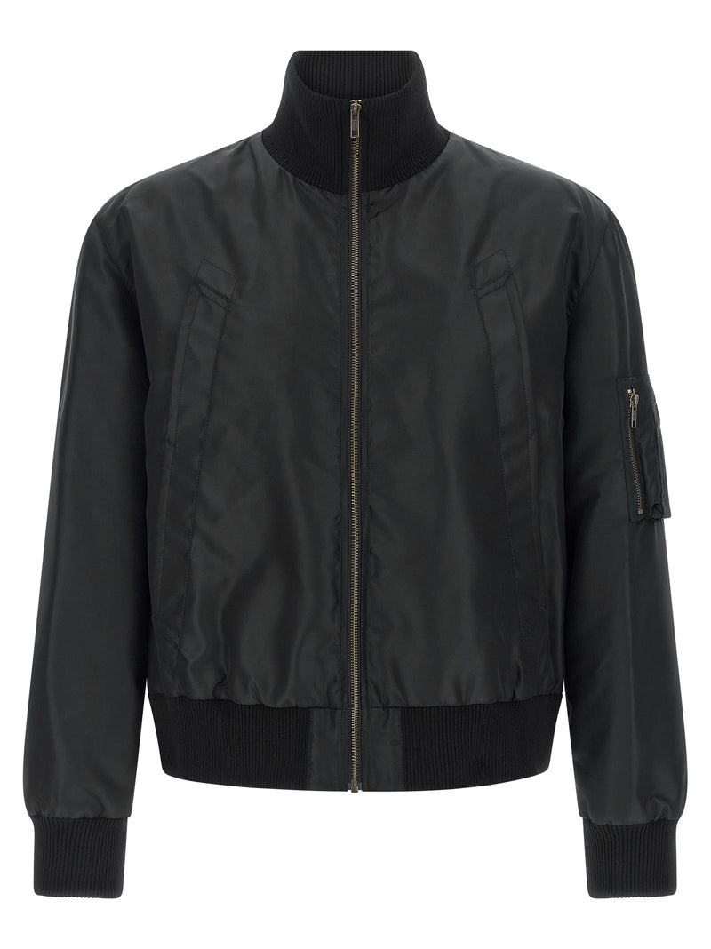 Mm6 Maison Margiela White Stitch Line Bomber Jacket | Urbalenti | Urbale... | Urbalenti™ NYC