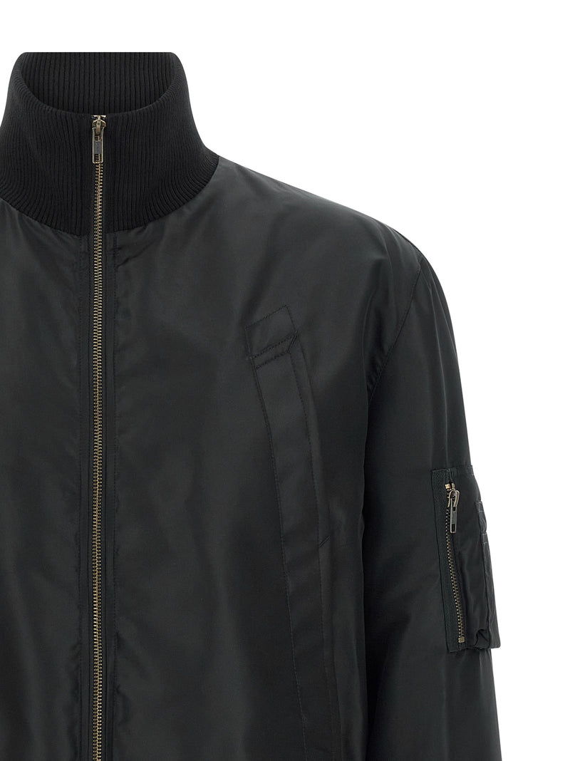 Mm6 Maison Margiela White Stitch Line Bomber Jacket | Urbalenti | Urbale... | Urbalenti™ NYC
