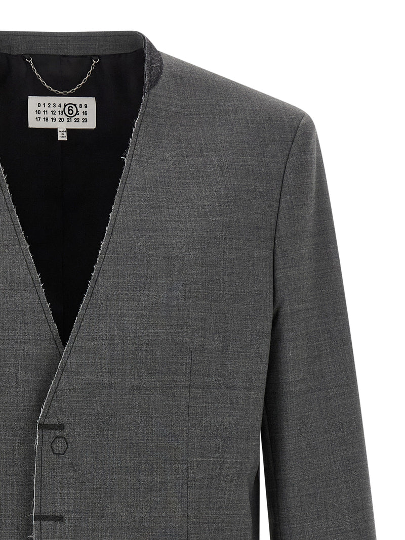 Mm6 Maison Margiela Wool Blazer | Urbalenti™ NYC