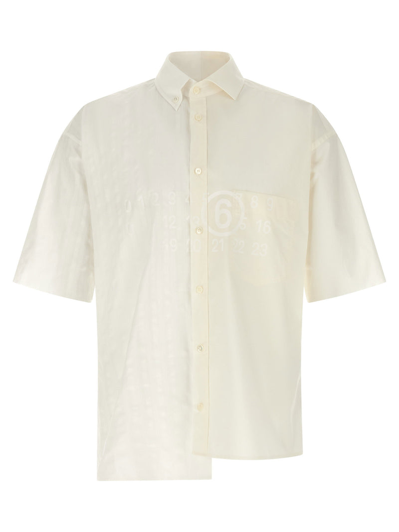 Mm6 Maison Margiela Mm6 Maison Margiela Bi-material Shirt