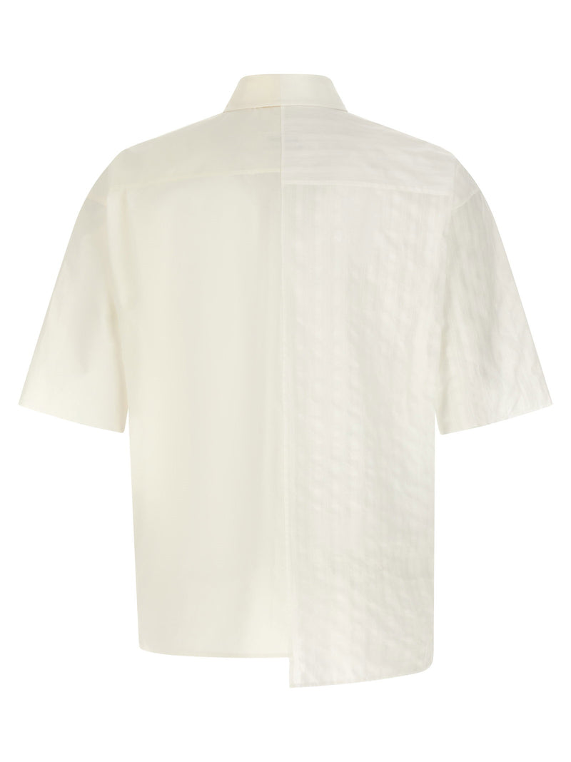 Mm6 Maison Margiela Mm6 Maison Margiela Bi-material Shirt