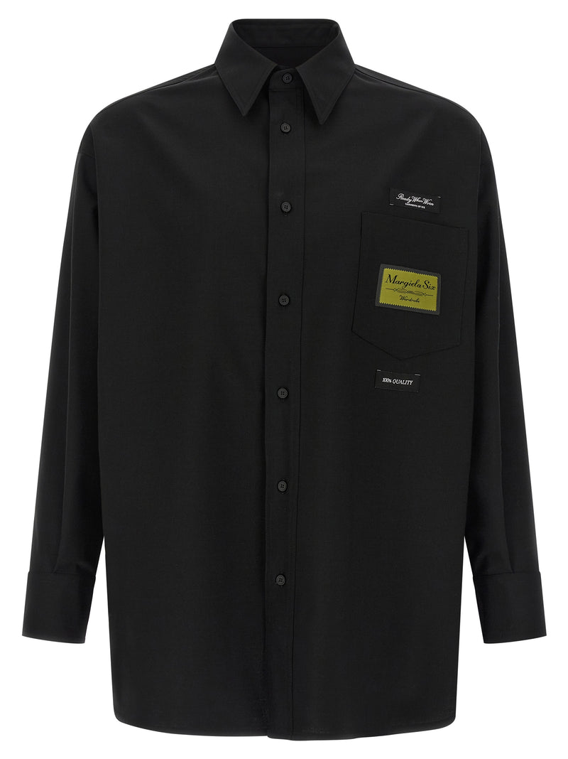 Mm6 Maison Margiela Mm6 Maison Margiela Jacquard Label Shirt