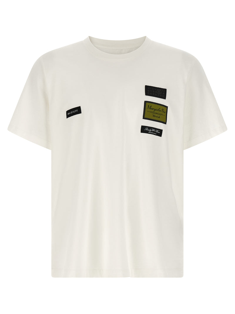 Mm6 Maison Margiela Mm6 Maison Margiela Etichette Patch T-shirt