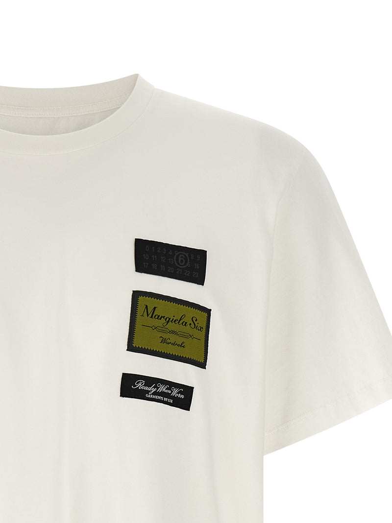 Mm6 Maison Margiela Mm6 Maison Margiela Etichette Patch T-shirt