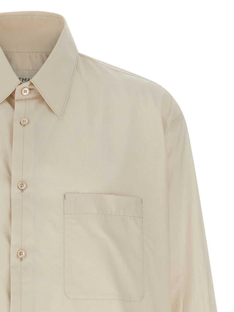 Lemaire Cotton Silk Shirt - Cotton Pocket - Style 0WH048 | Urbalenti™ NYC