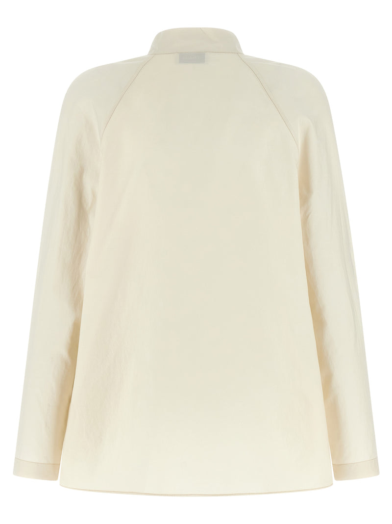 Lemaire Ascot Collar Shirt - Cotton - Style F1500WH048 | Urbalenti | Urb... | Urbalenti™ NYC