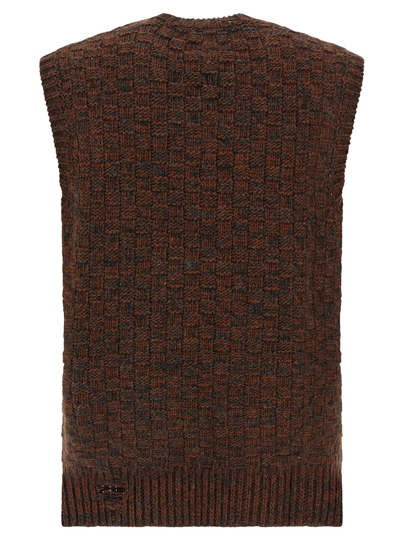 Mm6 Maison Margiela Knitted Vest | Urbalenti™ NYC