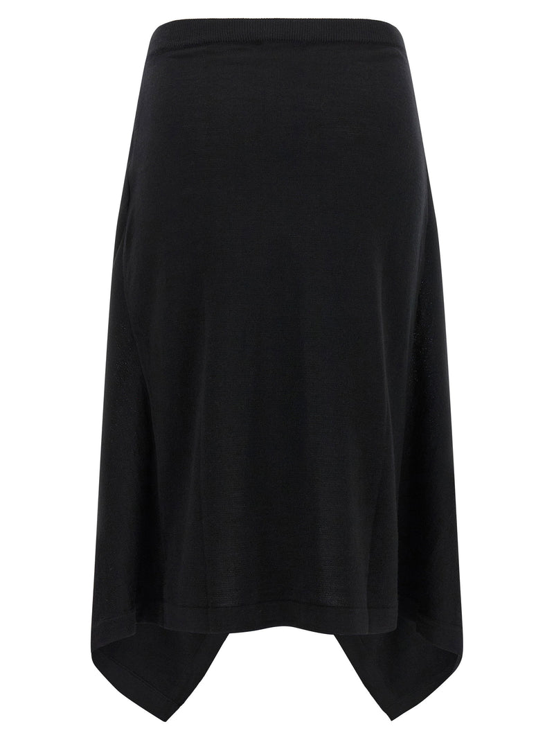 Lemaire Lemaire Button Asymmetrical Skirt