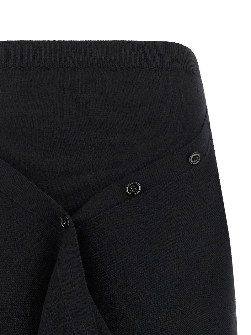 Lemaire Lemaire Button Asymmetrical Skirt