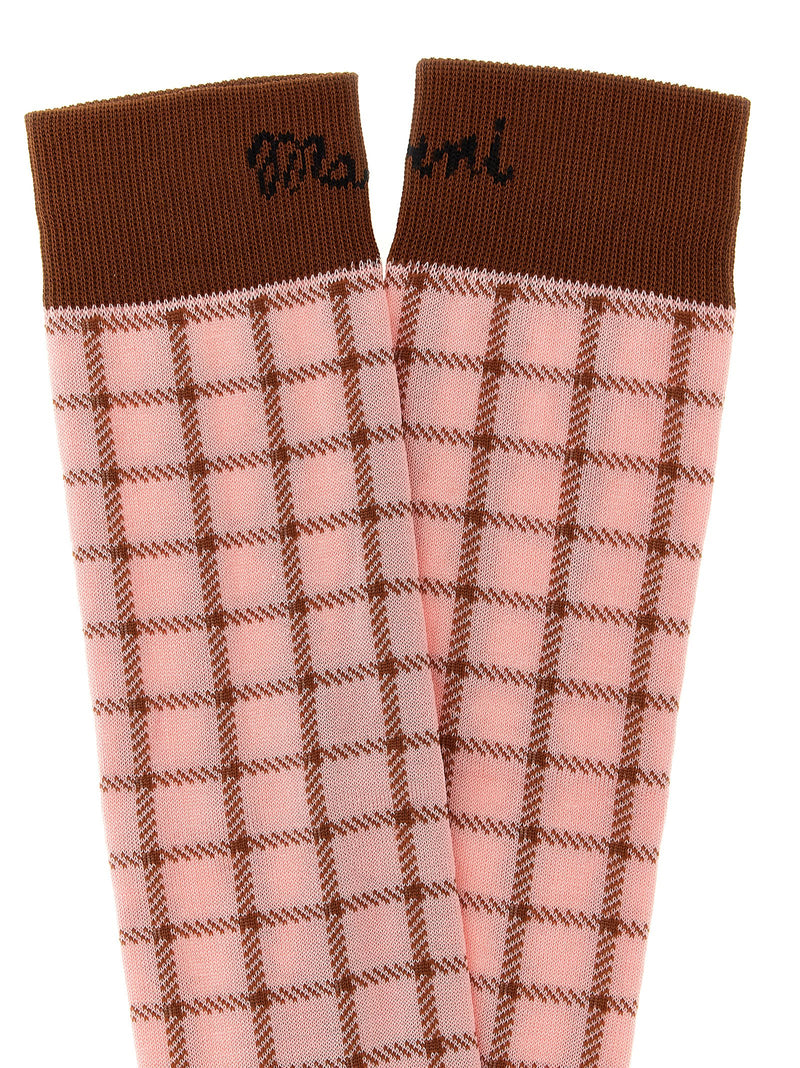 Marni Check Socks | Urbalenti™ NYC