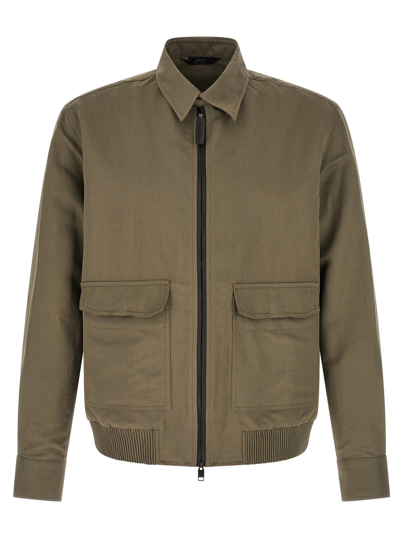 Brioni Brioni Linen Cotton Blouson