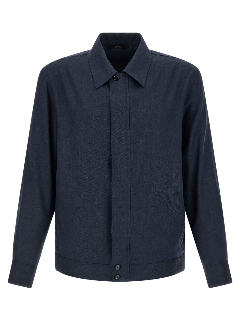Brioni Brioni Linen Wool Blouson