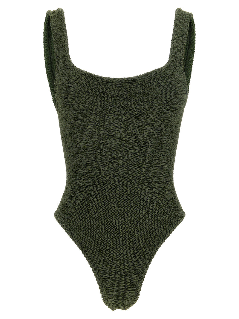 Hunza G Hunza G Square Neck One-piece Swimsuit