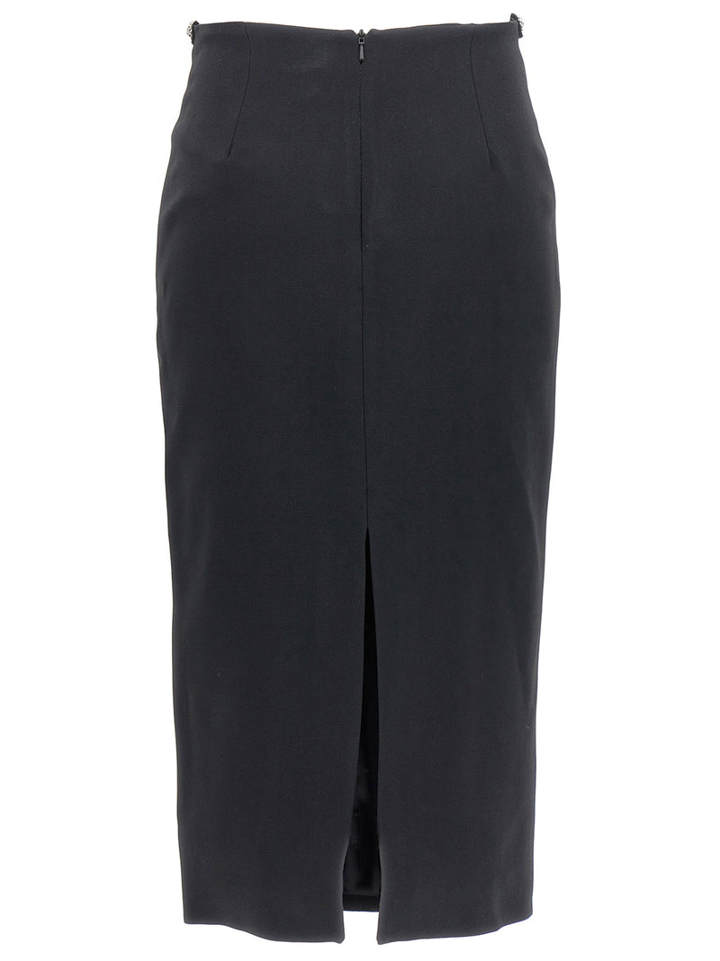 David Koma David Koma Puffer Circle Embroidery Skirt