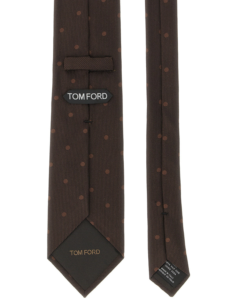 Tom Ford Tom Ford Polka Dot Silk Tie