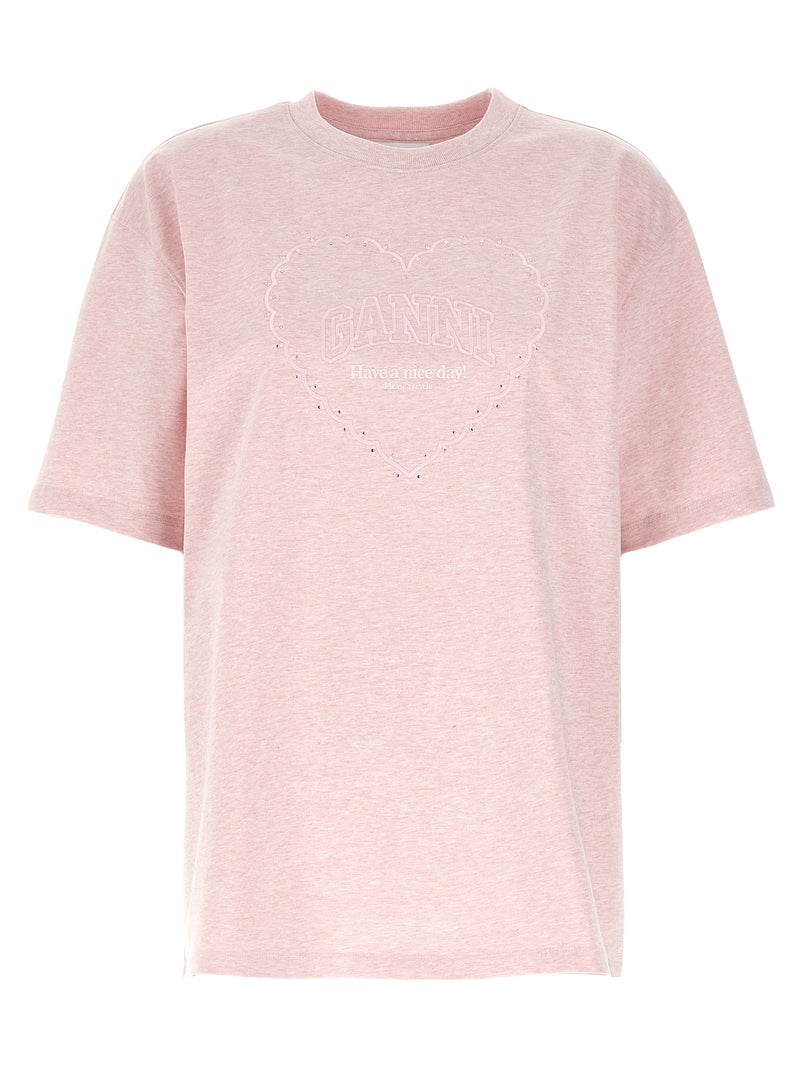 Ganni Ganni Heart T-shirt
