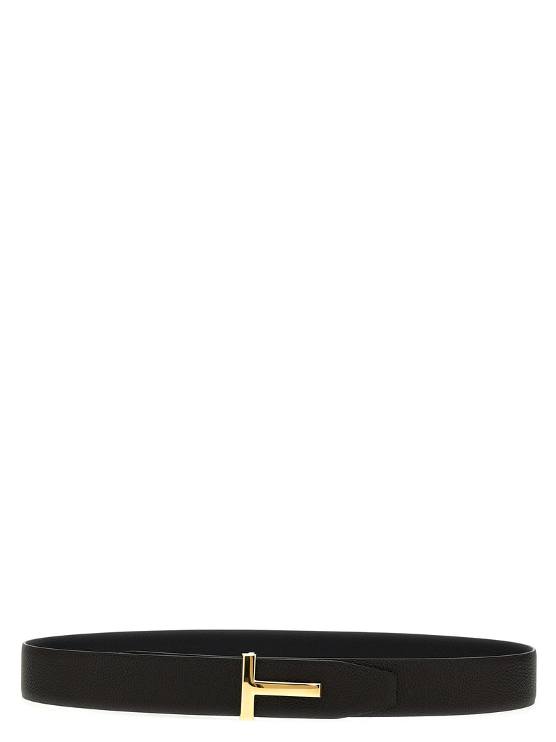 Tom Ford Tom Ford Buckle Logo Reversible Belt