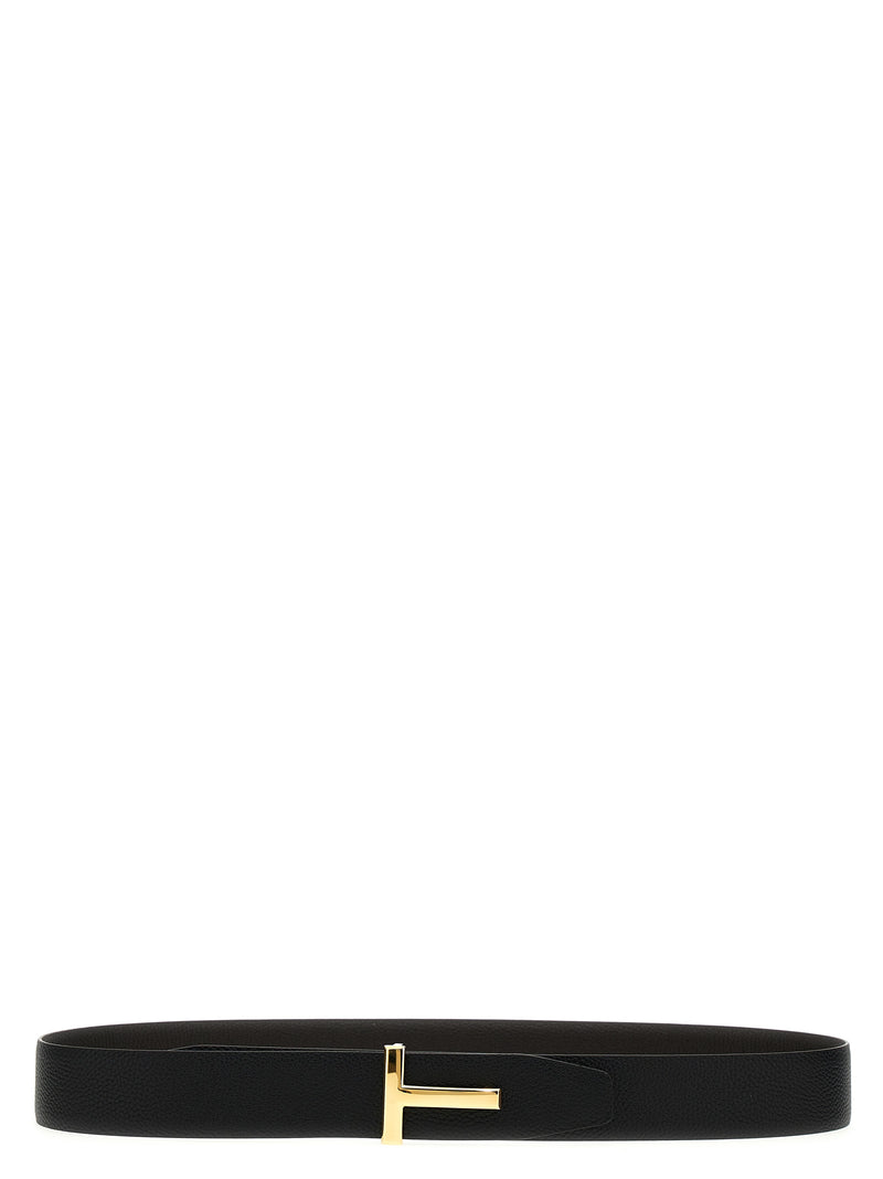 Tom Ford Tom Ford Buckle Logo Reversible Belt