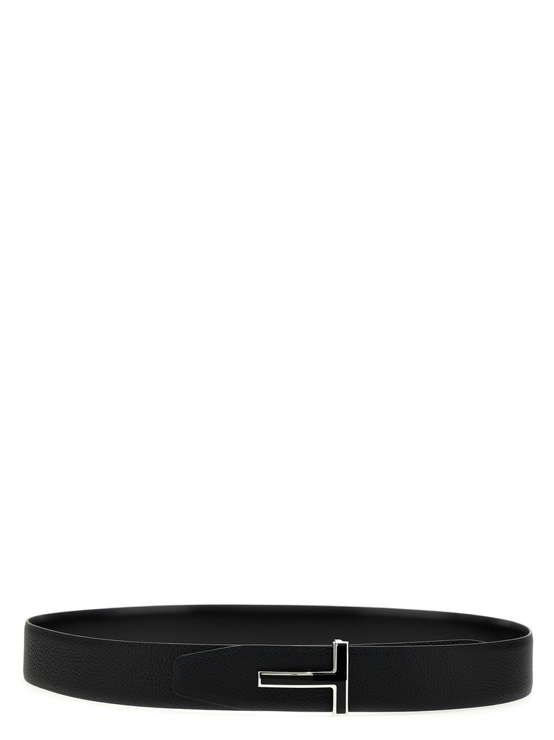 Tom Ford Logo Leather Belt | Urbalenti™ NYC