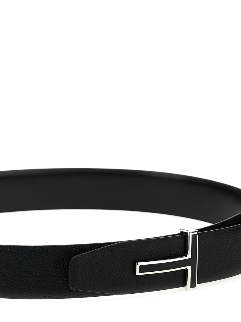 Tom Ford Logo Leather Belt | Urbalenti™ NYC
