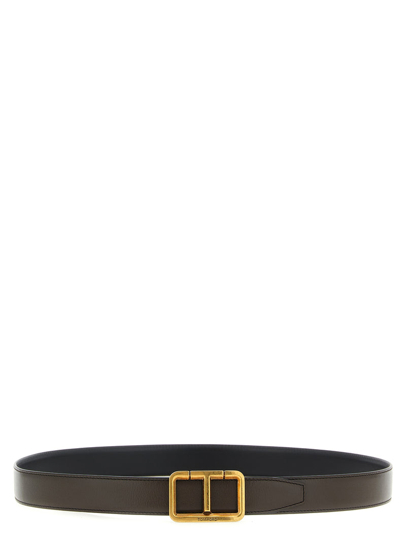 Tom Ford Reversible Belt Antique Buckle - Leather - Style L311X1B051 | U... | Urbalenti™ NYC