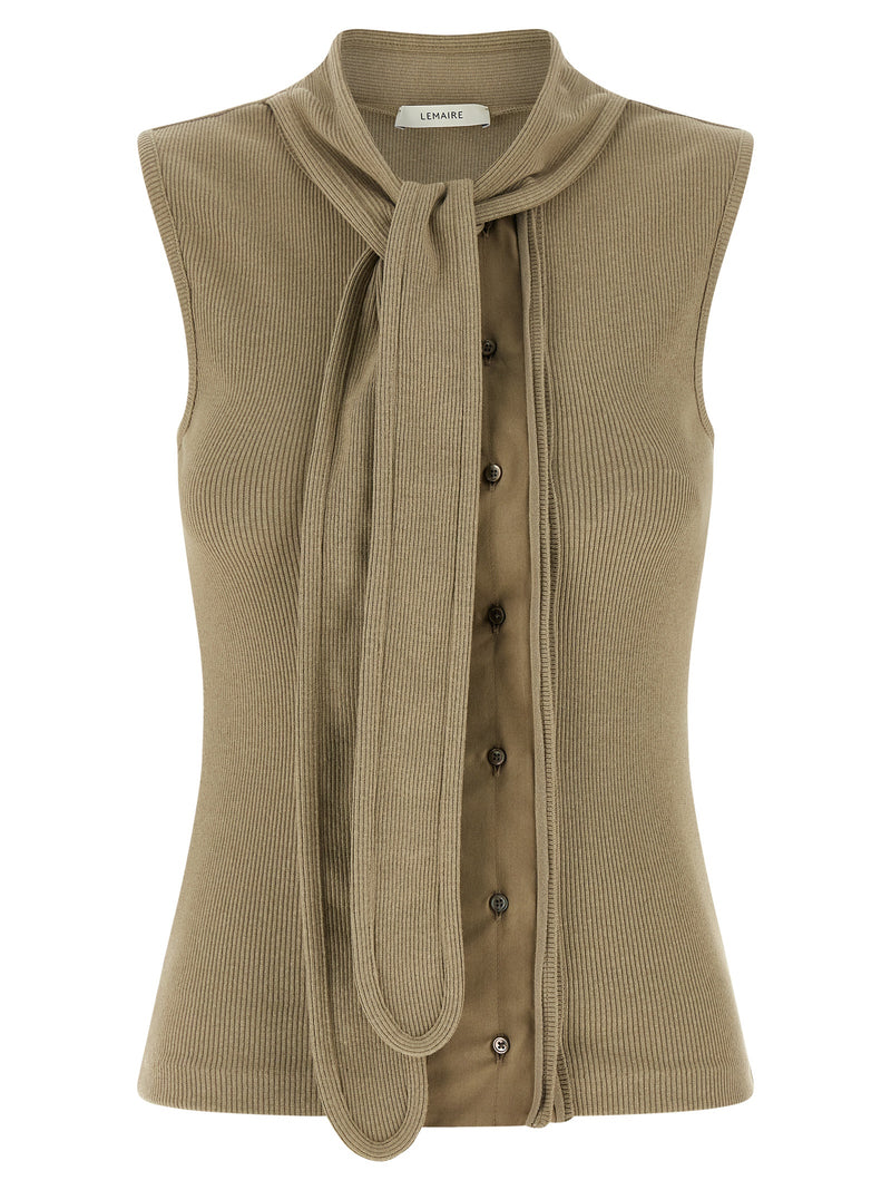 Lemaire Asymmetrical Fitted Top | Urbalenti™ NYC
