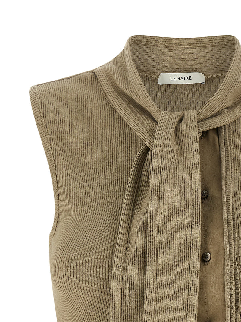 Lemaire Asymmetrical Fitted Top | Urbalenti™ NYC
