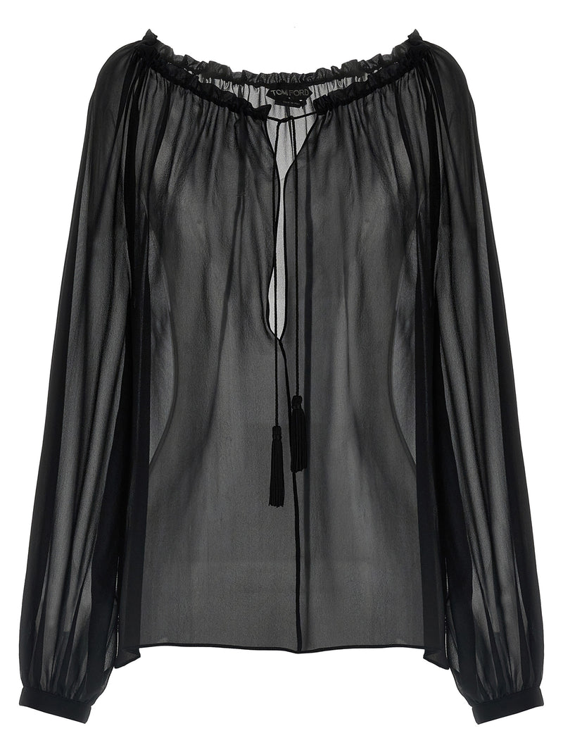 Tom Ford Silk Blouse | Urbalenti™ NYC