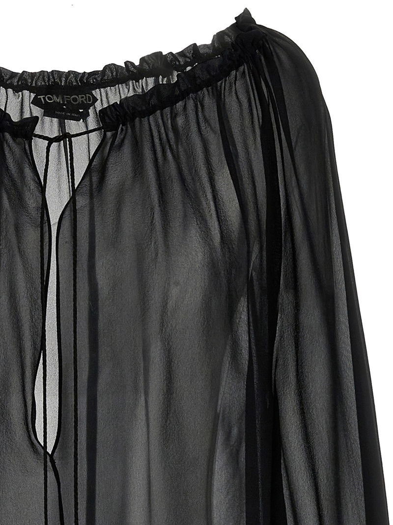 Tom Ford Silk Blouse | Urbalenti™ NYC