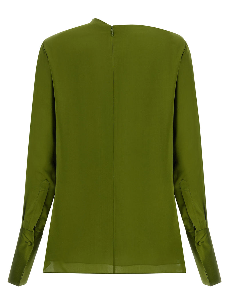 Tom Ford Tom Ford Draped Neck Blouse