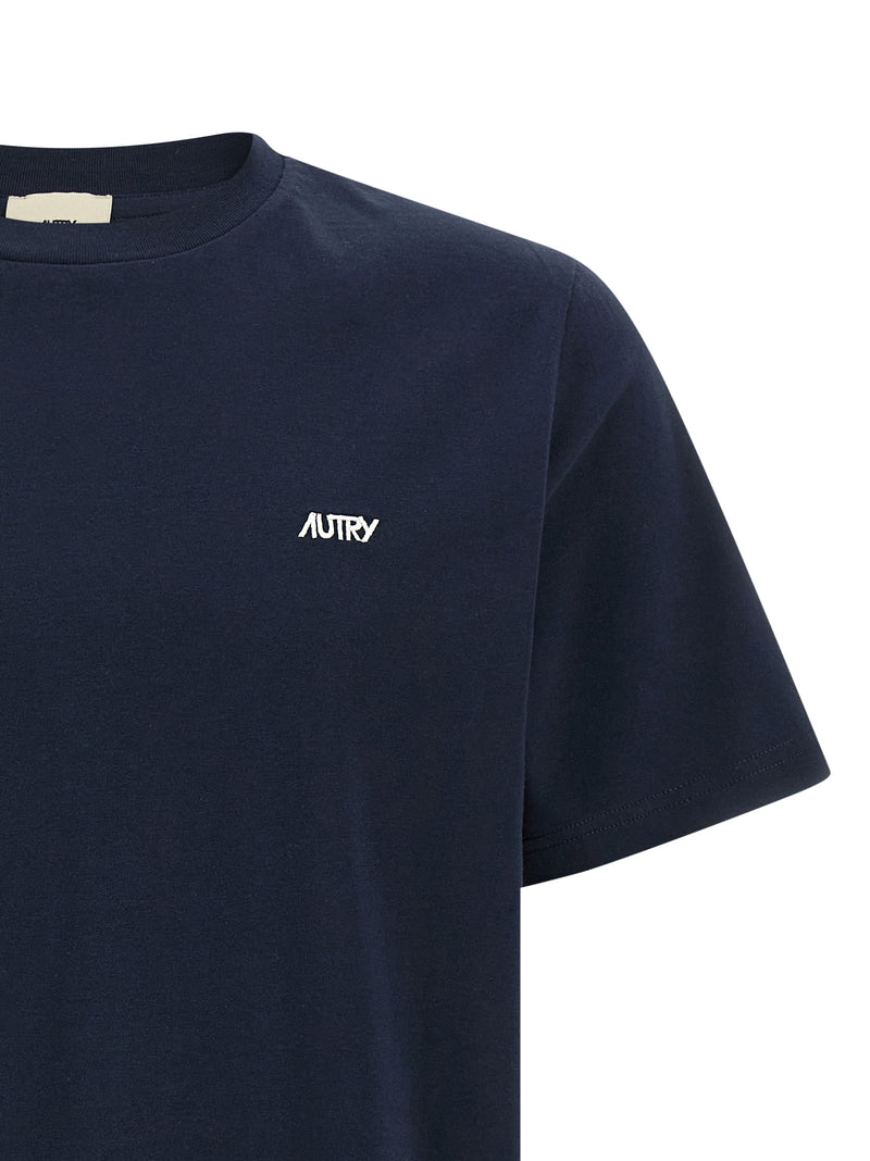 Autry Logo Embroidery T-Shirt - Cotton Logo Embroidery - Style PM007B |... | Urbalenti™ NYC