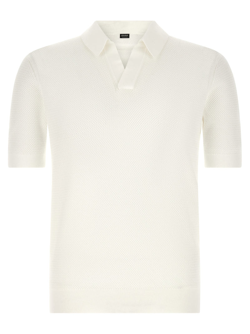 Zegna Premium Cotton Polo Shirt | Urbalenti™ NYC