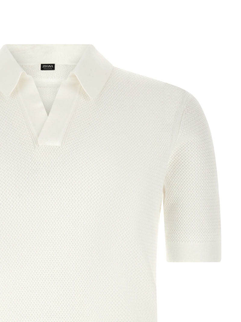 Zegna Premium Cotton Polo Shirt | Urbalenti™ NYC