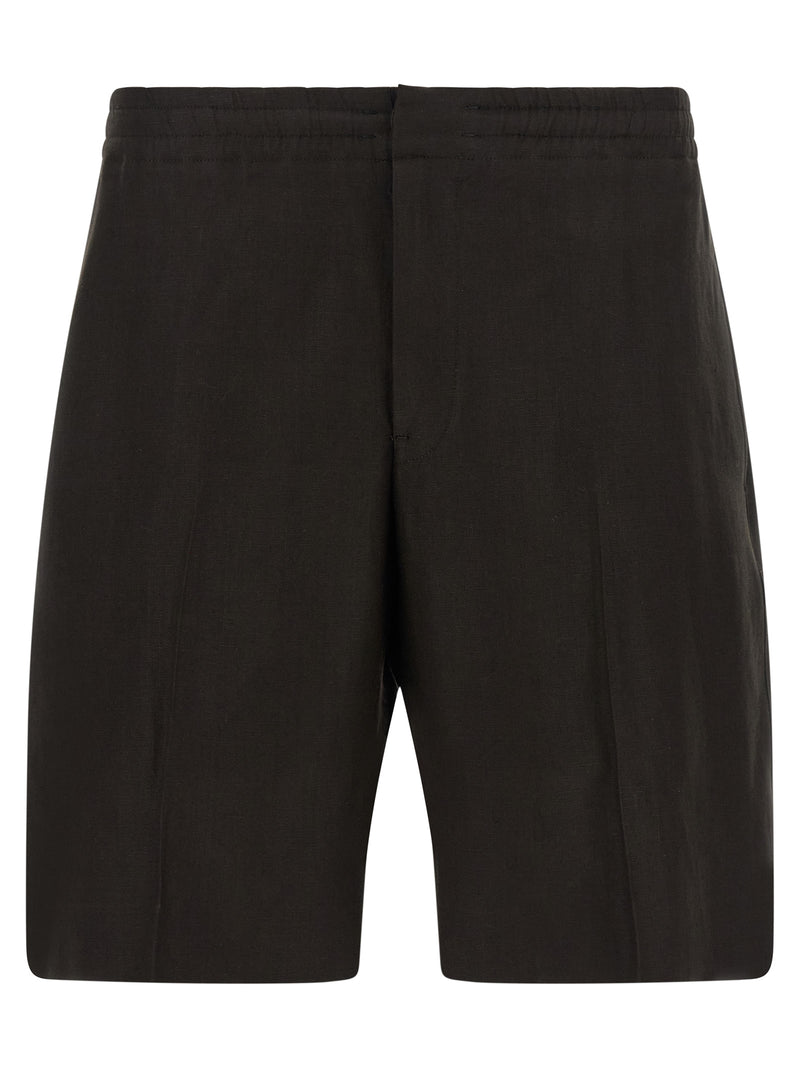 Zegna Linen Bermuda Shorts | Urbalenti™ NYC